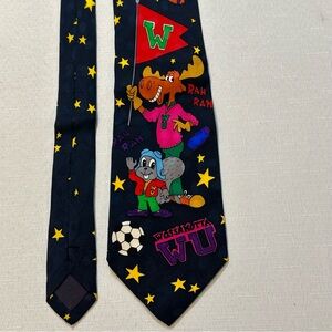 🌀 Vintage Rocky & Bullwinkle Silk Tie (Bolero) 🦌🐿️